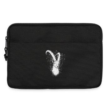 Cadeau du signe du zodiaque Capricorne - Sacoche pour ordinateur portable 13 pouces - noir - Devant