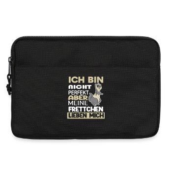 Frettchen - Laptoptasche 13" - Schwarz - Vorne