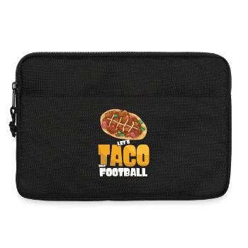 Taco Bout Football Spieltag - Laptoptasche 13" - Schwarz - Vorne