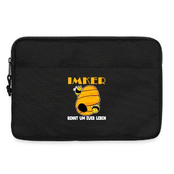 Imker Imkerei Honig Bienen - Laptoptasche 13" - Schwarz - Vorne