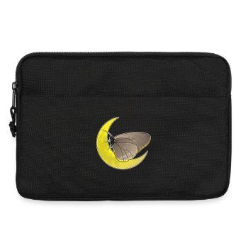 Schmetterling Mond - Laptoptasche 13" - Schwarz - Vorne