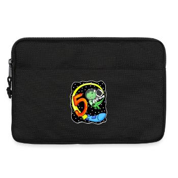 Junge 5 Jahre alt Dinosaurier Astronaut - Laptoptasche 13" - Schwarz - Vorne