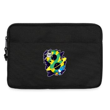 Junge 8 Jahre alt - 8. Geburtstag Geschenk - Laptoptasche 13" - Schwarz - Vorne
