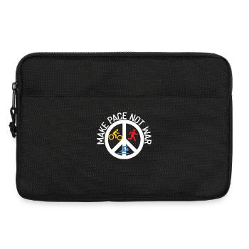 Accélérez au lieu de triathlètes de guerre - Sacoche pour ordinateur portable 13 pouces - noir - Devant