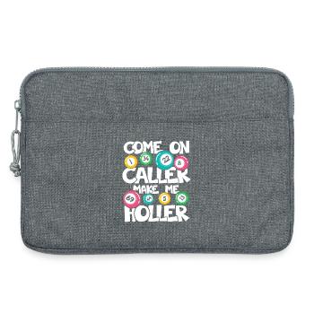 COME ON CALLER MAKE ME HOLLER - Laptoptasche 13" - Grau meliert - Vorne