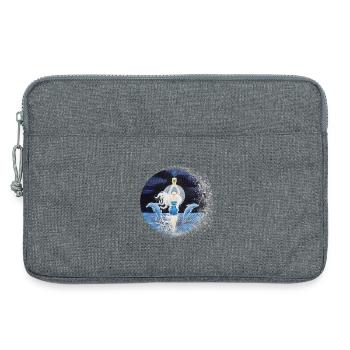 Goddess of the Sea Glitter - Sonja Ariel von Staden - Laptop bag 13" - heather grey - Front