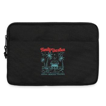 Vacances en famille Faire des souvenirs ensemble - Sacoche pour ordinateur portable 13 pouces - noir - Devant