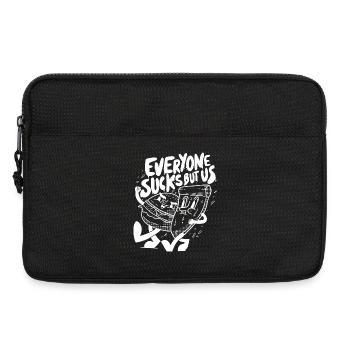 Everyone sucks but us - Beste Freunde Pizza Lover - Laptoptasche 13" - Schwarz - Vorne