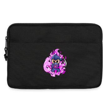 6. Geburtstag Mädchen 6 Jahre alt Ninja - Laptoptasche 13" - Schwarz - Vorne