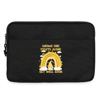 Gnome One combat seul le cancer infantile - Sacoche pour ordinateur portable 13 pouces - noir - Devant