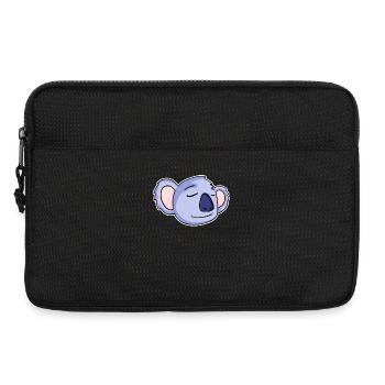 Koalas à tête de koala - Sacoche pour ordinateur portable 13 pouces - noir - Devant