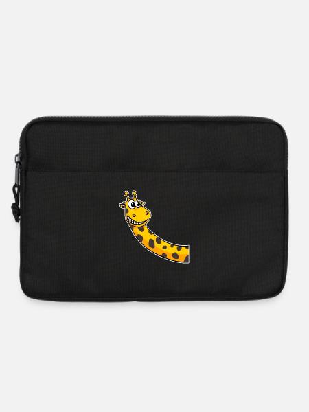 Giraffen Giraffe - Laptoptasche 13" - Schwarz