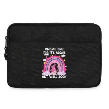 Gnome One Fights Alone Brustkrebs - Laptoptasche 13" - Schwarz - Vorne