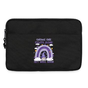 Gnome One combat seul le lymphome hodgkinien - Sacoche pour ordinateur portable 13 pouces - noir - Devant