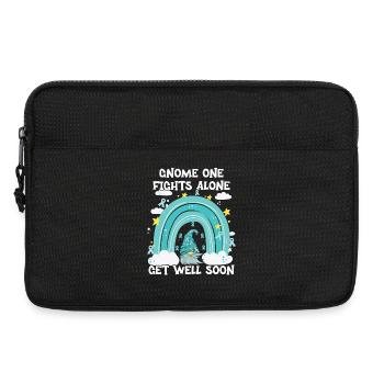 Gnome One Fights Alone Ovarian Cancer - Laptop bag 13" - black - Front