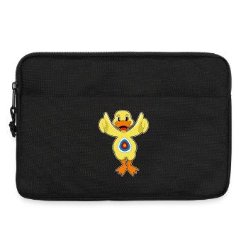 Cible de fléchettes canard - Sacoche pour ordinateur portable 13 pouces - noir - Devant