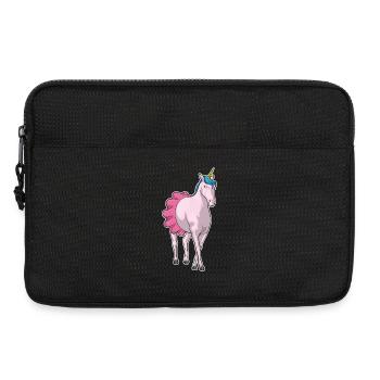 Einhorn Ballerina Ballett Tanz - Laptoptasche 13" - Schwarz - Vorne