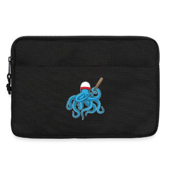 Bat-ball de baseball Octopus - Sacoche pour ordinateur portable 13 pouces - noir - Devant
