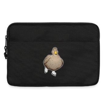 Duck Ice Skating Skates - Laptop bag 13" - black - Front