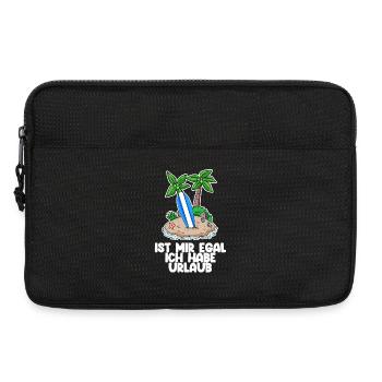 Urlaub - Laptoptasche 13" - Schwarz - Vorne