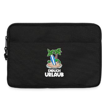 Urlaub - Laptoptasche 13" - Schwarz - Vorne