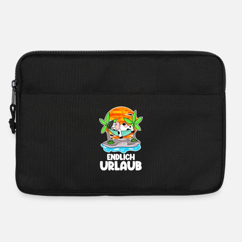 Urlaub - Laptoptasche 13" - Schwarz