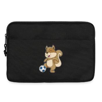 Écureuil Joueur de football Football - Sacoche pour ordinateur portable 13 pouces - noir - Devant