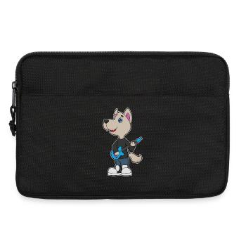 Dog Musician Guitar Music - Laptop bag 13" - black - Front