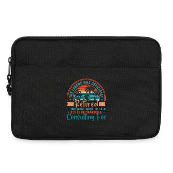The legend is officially retired - Laptop bag 13" - black - Front