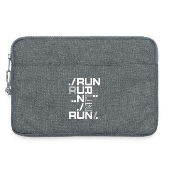 Course Sport Course Coureurs Sprinter Marathon - Sacoche pour ordinateur portable 13 pouces - gris chiné - Devant