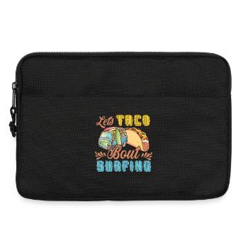 Let's Taco Bout Surfing Lover - Sacoche pour ordinateur portable 13 pouces - noir - Devant