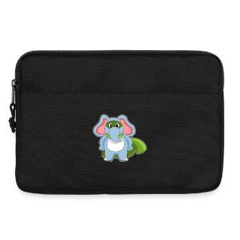 Elephant Superhero Cloak - Laptop bag 13" - black - Front