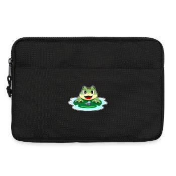 Mouche grenouille - Sacoche pour ordinateur portable 13 pouces - noir - Devant