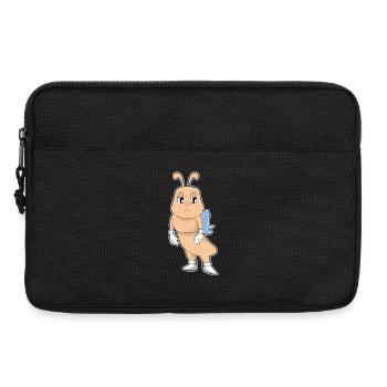 Papillon chenille - Sacoche pour ordinateur portable 13 pouces - noir - Devant