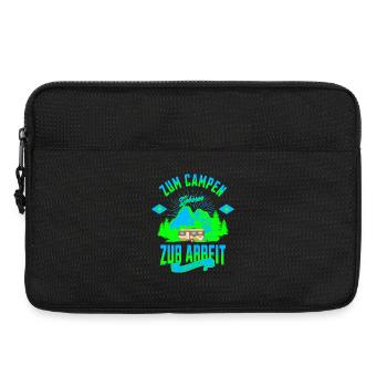 ZUM CAMPEN ZUR ARBEIT GEZWUNGEN - Laptoptasche 13" - Schwarz - Vorne