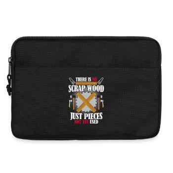 Lustiger Zimmermann Handwerker Spruch - Laptoptasche 13" - Schwarz - Vorne