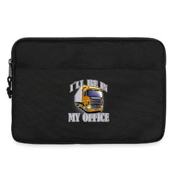 KLW truck driver truck saying - Laptop bag 13" - black - Front