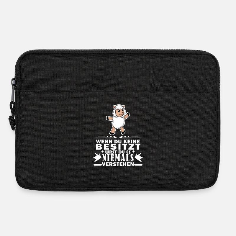 Schafe Schaf Schafzüchter Geschenk - Laptoptasche 13" - Schwarz