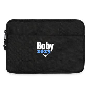 Schwangerschaft 2023 - Schwanger - Laptoptasche 13" - Schwarz - Vorne