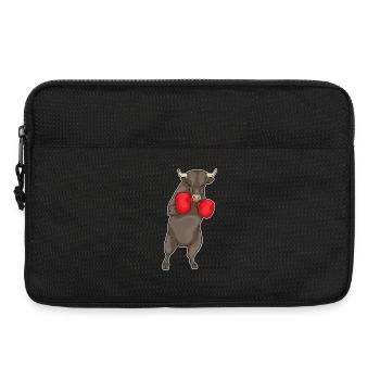 Boxeur Bull Boxing Gants de boxe Boxe Boxe - Sacoche pour ordinateur portable 13 pouces - noir - Devant