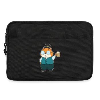 Bière Hamster - Sacoche pour ordinateur portable 13 pouces - noir - Devant