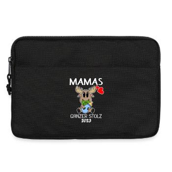 Baby 2023 - Geburt Schwanger 2023 - Baby Junge - Laptoptasche 13" - Schwarz - Vorne