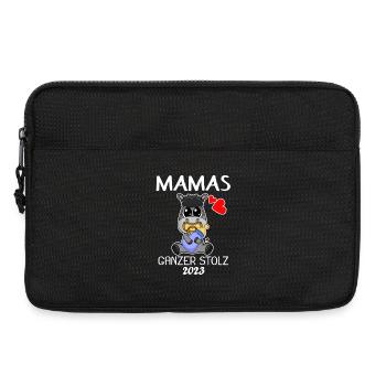 Baby 2023 - Geburt Schwanger 2023 - Baby Junge - Laptoptasche 13" - Schwarz - Vorne