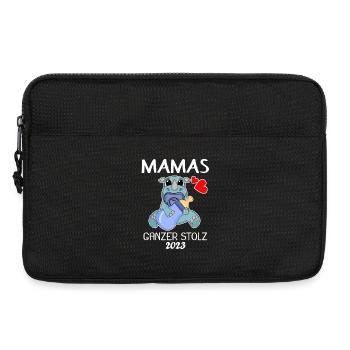 Baby 2023 - Geburt Schwanger 2023 - Baby Junge - Laptoptasche 13" - Schwarz - Vorne
