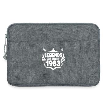 1983 - Born 1983 - Laptop bag 13" - heather grey - Front