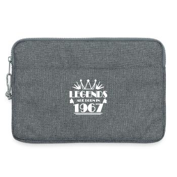 1967 - Jahrgang 1967 - Laptoptasche 13" - Grau meliert - Vorne