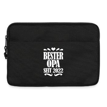 Bester Opa seit 2022 - Laptoptasche 13" - Schwarz - Vorne