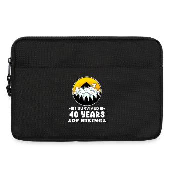 Randonnée 40ème anniversaire Randonneur 40 ans - Sacoche pour ordinateur portable 13 pouces - noir - Devant