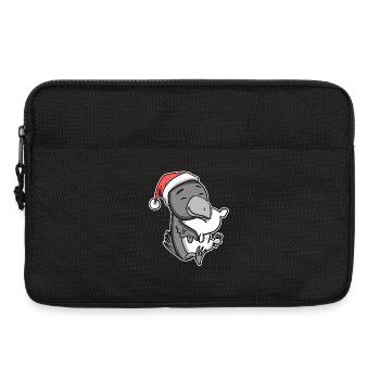 Crow Christmas Sleep Sleep Sleep Sleep - Laptop bag 13" - black - Front