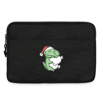 Crocodile Noël Sommeil Sommeil Sommeil Sommeil - Sacoche pour ordinateur portable 13 pouces - noir - Devant